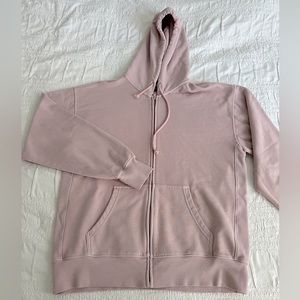 TNA Terry Fleece Boyfriend Zip Hoodie - Size M
